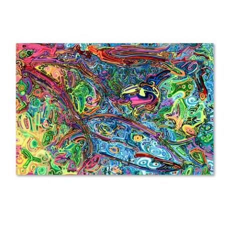 Josh Byer 'One Bird Sings' Canvas Art,30x47